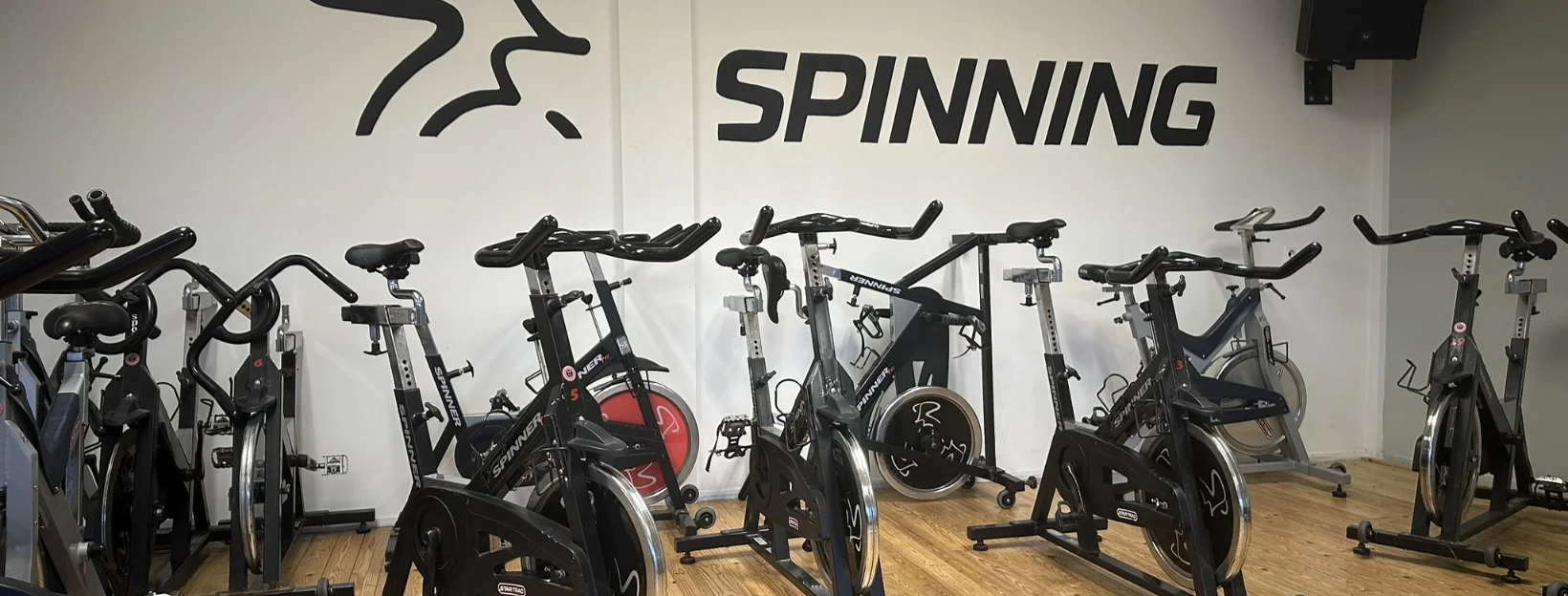 Image showing a section of the gym with spinners
